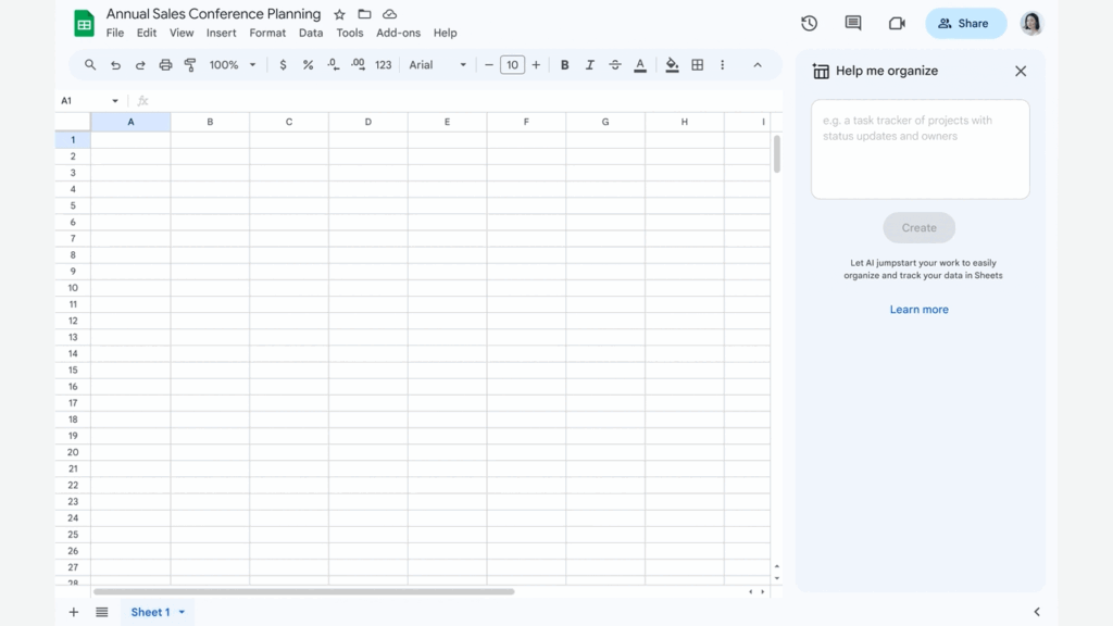 Google Vertex Sheets: slides - Blog IPNET by Vivo