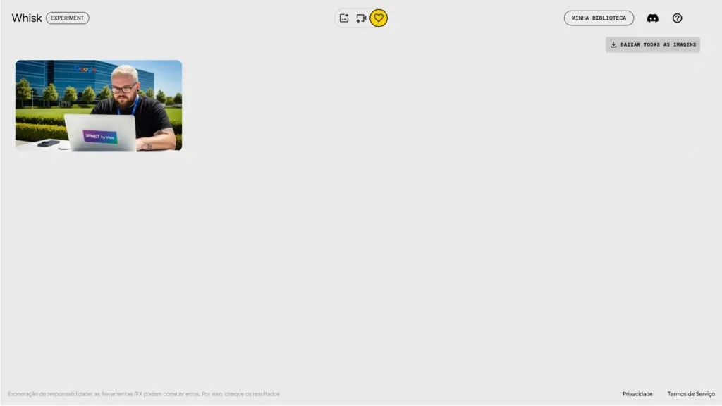 Exportar imagem do Whisk Google - Blog IPNET by Vivo